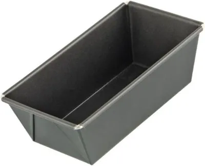 Produktbild von Zenker Backform für Kuchen – Stahl – 15 x 8,5 x 5 cm – Farbe: Schwarz