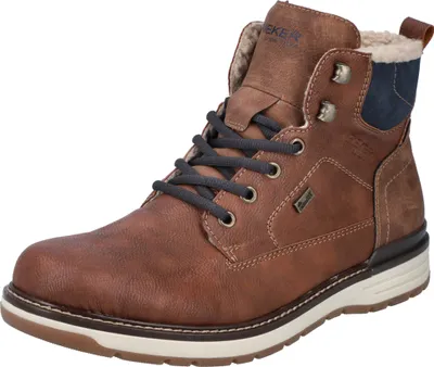Produktbild von Rieker Herren Schnürboot Stiefelette Warmfutter 39442, Größe:46 EU, Farbe:Braun
