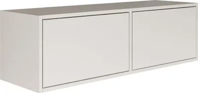 Immagine prodotto di Selsey Framme - Scaffale TV sospeso con due ante, bianco, 100 cm