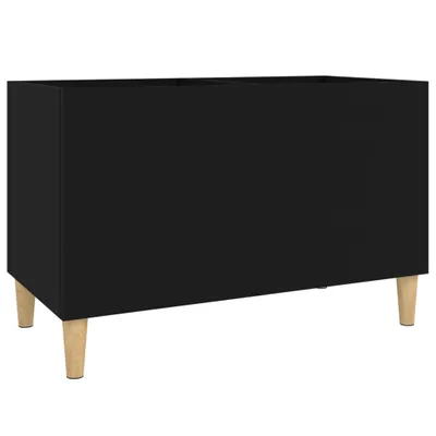 Zdjęcie produktu dla vidaXL Szafka panelowa czarna 74,5x38x48 cm Materiał drewnopochodny