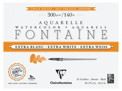 Imagen del producto de Clairefontaine 976018C, Cuaderno con papel para dibujo, 300 g/m², 15 hojas