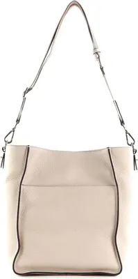 Produktbild von DECADENT Leder Schultertasche Umhängetasche Sheila Bucket Bag Oat beige
