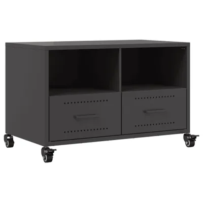 Obrázok produktu pre vidaXL TV skrinka čierna 68x39x43,5 cm oceľ