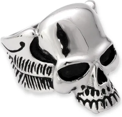 Produktbild von Totenkopf Ring aus Edelstahl HM0001