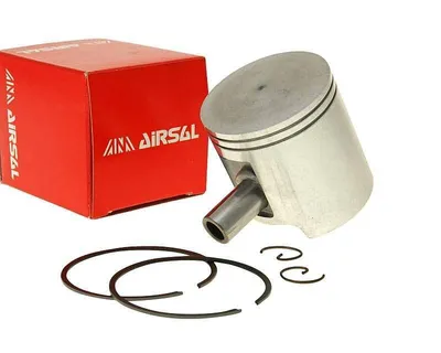 Image de Kit de piston Airsal Sport, 69,4 ccm, 47/40 mm, en fonte grise, référence OEM H06089147, pour Gilera