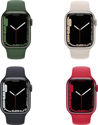 Produktbild von Apple Watch Series 7, OLED, Touchscreen, 32 GB, WLAN, GPS, 32 g