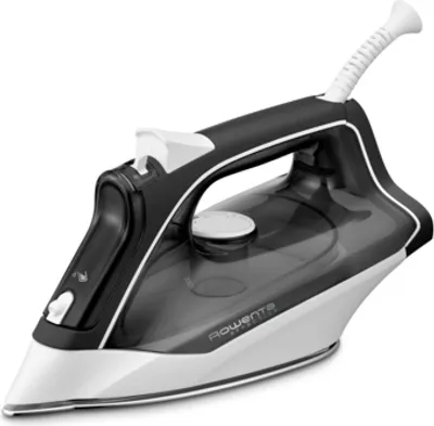 Produktbild von Rowenta Effektives Dampfbügeleisen Edelstahlsohle 2000 W Schwarz