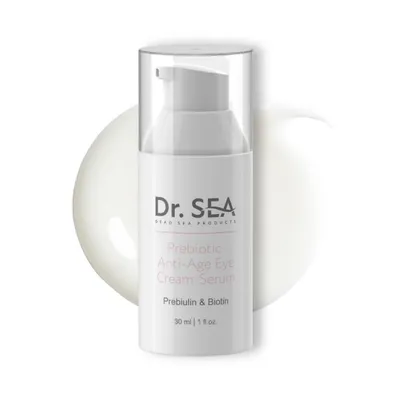 Produktbild von DR. SEA Präbiotische Anti-Age Augencreme-Serum - Mikrobiom-freundlich, Hyaluronsäure & Vitamin E gegen Augenringe, 30 ml