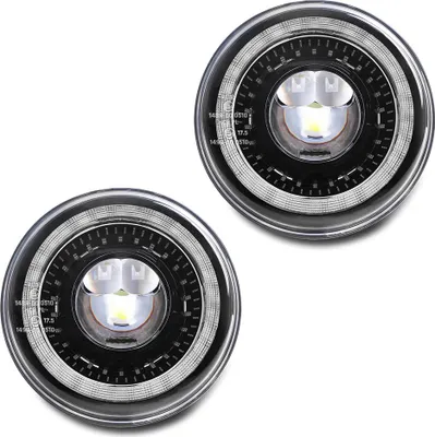 Obrázek produktu pro Sada 2x LED světlometů 7" kompatibilních s Harley Davidson s E-testem
