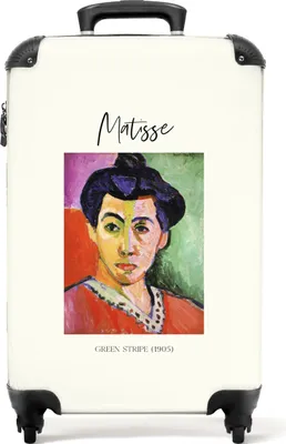 Produktbild von NoBoringSuitcases.com® Kufry Příruční kufry na kolečkách Malé cestovní kufry na 4 kolečkách - Umění - Matisse - Člověk - Staří mistři - Vintage - Příruční velikost < 55x40x23 cm a 55x40x20 cm - Foto kufr - Příruční kufr - Palubní zavazadloPříruční kufr 55x35x20 cm, 36L,