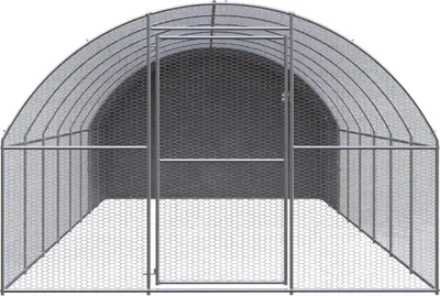 Obrázok produktu pre vidaXL Vonkajší kurník 3x8x2 m Pozinkovaná oceľ
