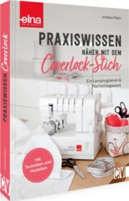 Produktbild von Praxiswissen - Nähen mit dem Coverlock-Stich