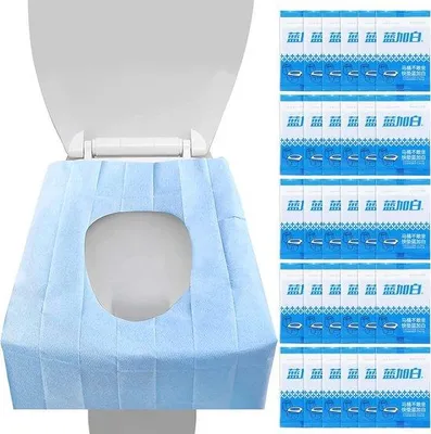 Produktbild von Famanu Campingtoilet Antibakterielle Toilettensitzabdeckung - Einweg, Wasserfest