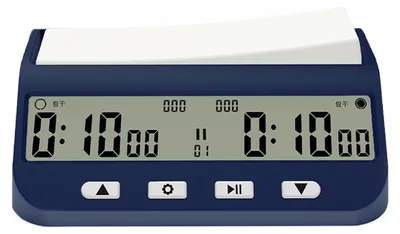 Produktbild von 4 in 1 Schachuhr digital Schachtimer mit Countdown Bonus Verzögerung Alarm für Schachspiel