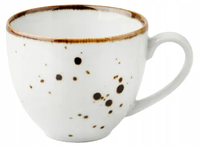 Produktbild von Bogucice Tasse 300 ml, Porzellan „Cottage White Alumina“, gesprenkelt