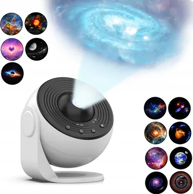 Obrázek produktu pro Nebeský Hvězdný Projektor 13 Hd Led Efektů Otočná 360° Nástěnná Show