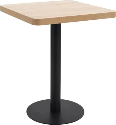 Produktbild von Bistrotisch Hellbraun 60x60 cm MDF