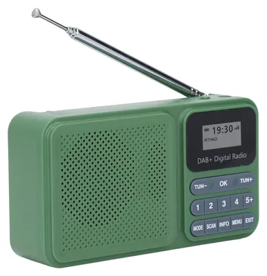 Zdjęcie produktu dla Radio DAB zasilane energią słoneczną, stereo Bluetooth, głośnik o mocy 3W, możliwość odtwarzania muzyki z karty pamięci, USB oraz radio cyfrowe
