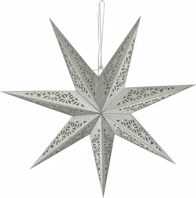 Zdjęcie produktu dla Wisząca gwiazda LED CALORE 75 cm srebrna