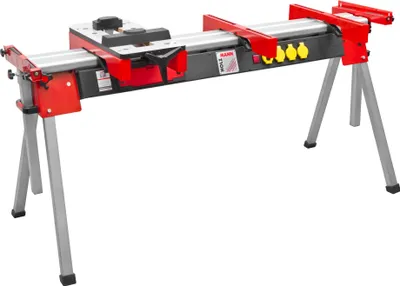 Zdjęcie produktu dla Holzmann USK2760, Stół warsztatowy do obróbki drewna, Metal, Aluminium, Czarny, Czerwony, 150 kg, 27 kg, 1 szt.