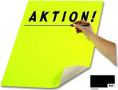 Produktbild von Folia Plakatkarton - 48 x 68 cm, schwarz