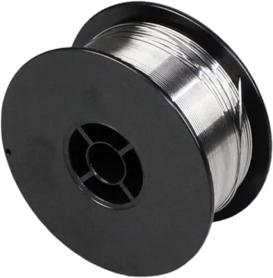 Imagen del producto de Alambre de soldadura MIG MAG, calibre 0,9 mm, carrete de 1 kg, sin gas, para trabajos de soldadura