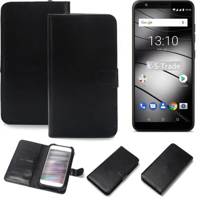 Produktbild von K-S-Trade Handyhülle Schutzhülle kompatibel mit Gigaset GS280 Handy Schutz Hülle Handyhülle Bumper schwarz 1x