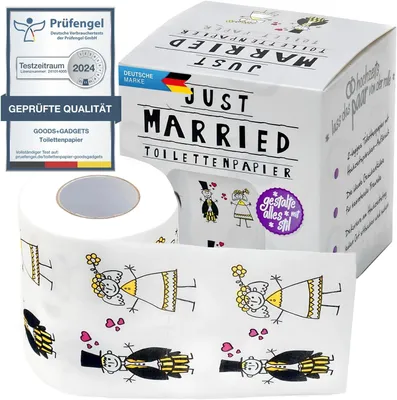 Obrázok produktu pre Svadobný toaletný papier "Just Married"