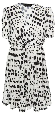 Productafbeelding van Gaya Damenjurk 19229626-GA01, wit/zwart, maat L