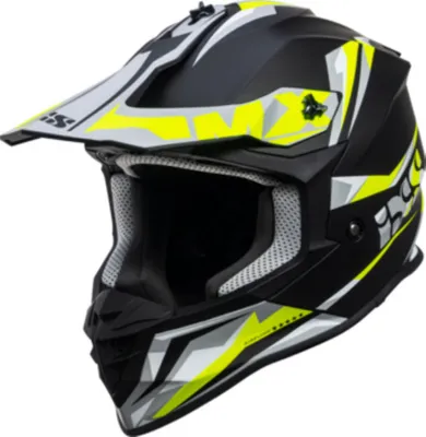 Obrázek produktu pro IXS Cross helma IXS362 2.0 matná černá neonově žlutá S