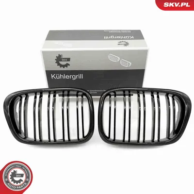 Produktbild von ESEN SKV 66SKV161 Kühlergrill Frontgrill für BMW 5 Limousine (E39) Glänzend Schwarz