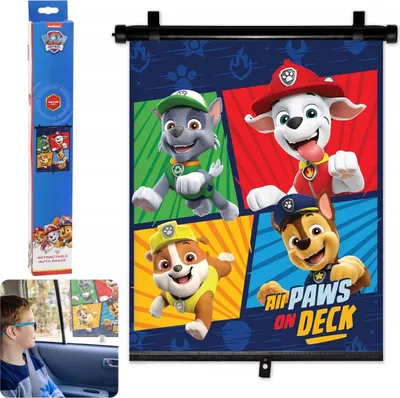 Obrázek produktu pro Paw Patrol Sluneční clona do auta, pro děti, chlapecká 36x45 cm