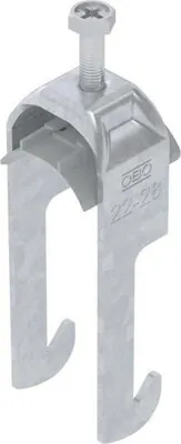 Produktbild von OBO BS-W1-K-28 FT Bügelschelle 2056 22-28mm tauchfeuerverzinkt 1187720