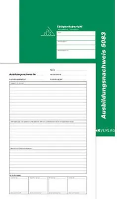 Produktbild von RNK Ausbildungsnachweis 5083 DIN A4 28Bl. wöchentliche Eintragung