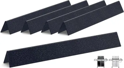 Image de Plaques de cuisson en acier émaillé, compatibles avec les barbecues pour 3 personnes