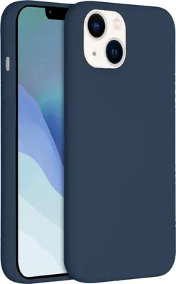 Image de Accezz Liquid Silicone Backcover pour Apple iPhone 14 / 13 - Bleu foncé