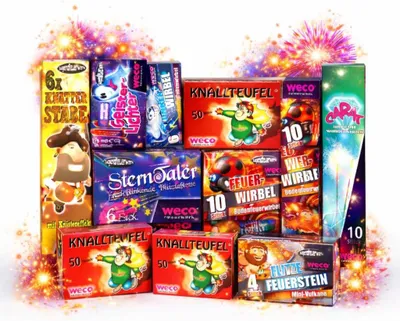 Produktbild von 180-teiliges XXL Kuddelmudel Partyset – F1 Feuerwerk für Silvester & Geburtstage 2026 (Kuddelmuddel)