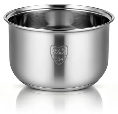 Innenpfanne aus Edelstahl für Reiskocher, 2 Liter, Dämpfen & Kochen