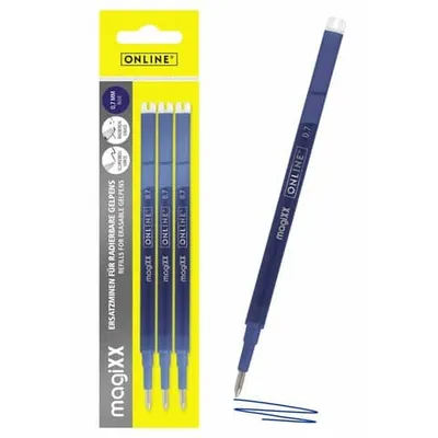 Produktbild von Quantore - Gelschrijvervulling online magixx 0.7mm 3st blauw