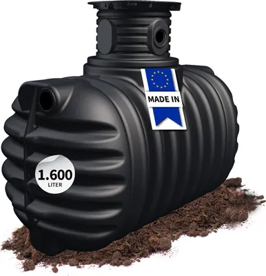Image de 4rain COMPACT cuve enterrée 1 600 litres incl. rallonge de puits