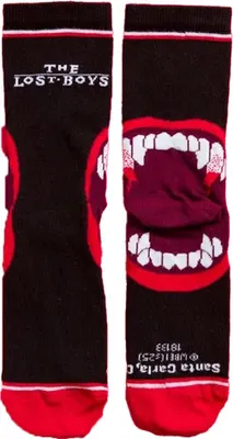 Obrázek produktu pro The Lost Boys - Kotníkové ponožky pro muže/dámy unisex TT766 (37 EU - 42 EU) (Black/Red)