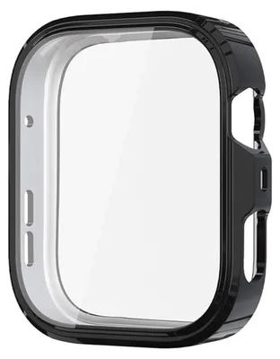 Image de Pour Huawei Watch Fit 4 Pro Electroplated Full Cover TPU Smart Watch Housse de protection noire