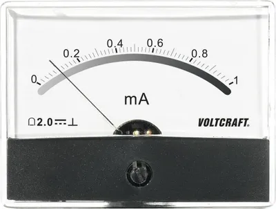 Produktbild von VOLTCRAFT AM-86X65/1MA AM-86X65/1MA Einbau-Messgerät AM-86X65/1mA/DC Drehspule