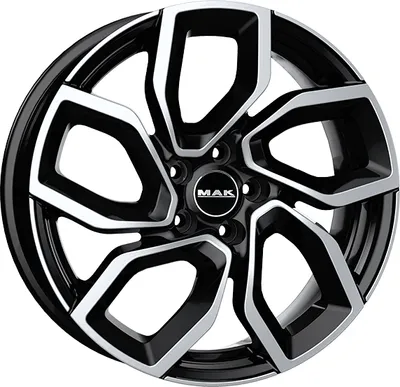 Produktbild von Alufelge Mak Apollo 6X15 4X108 Et 31 Black Mirror