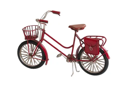 Produktbild von Deko Fahrrad Metall Bike Rad Modell Antik Retro Stil Objekt Skulptur Figur
