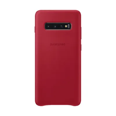 Zdjęcie produktu dla Samsung EF-VG975, Pokrowiec, Samsung, Galaxy S10+, 16,3 cm (6.4"), Czerwony