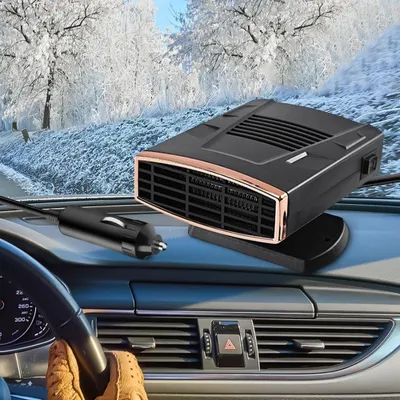 Productafbeelding van Autoverwarming, 12 V, 150 W, draagbare autoverwarming, 2-in-1 verwarming en koeling