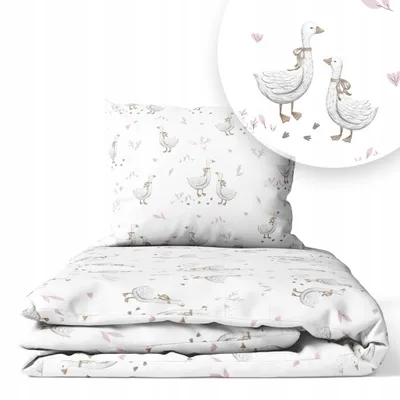 Immagine prodotto di Set Biancheria da Letto per Lettino 90 × 120 cm + Federa 40 × 60 cm – 100% Cotone per Neonato e Bambino