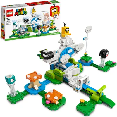Produktbild von LEGO 71389 Super Mario Lakitus Wolkenwelt – Erweiterungsset, baubares Kinderspielzeug zum Sammeln, Geschenkidee