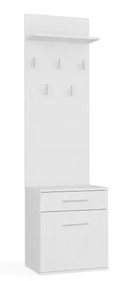 Productafbeelding van Topeshop DUO schoudertas, model WIESZAK BIEL, witte kledinghanger